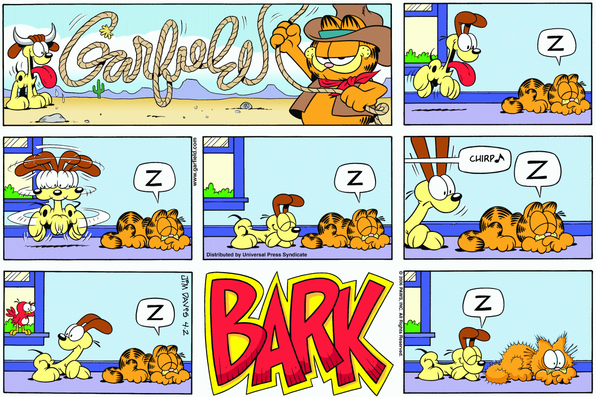 Garfield, April 2, 2006
