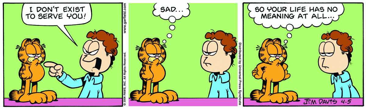 Garfield, April 5, 2006