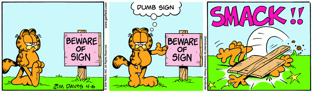 Garfield, April 6, 2006