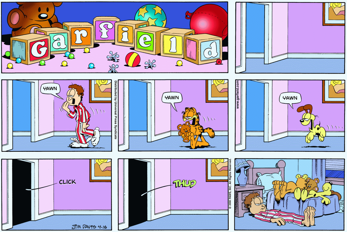 Garfield, April 16, 2006