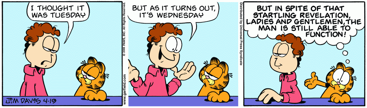 Garfield, April 19, 2006