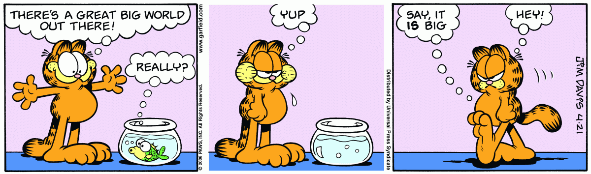 Garfield, April 21, 2006