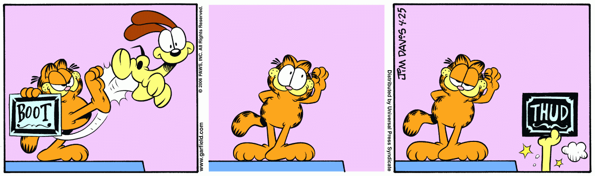 Garfield, April 25, 2006
