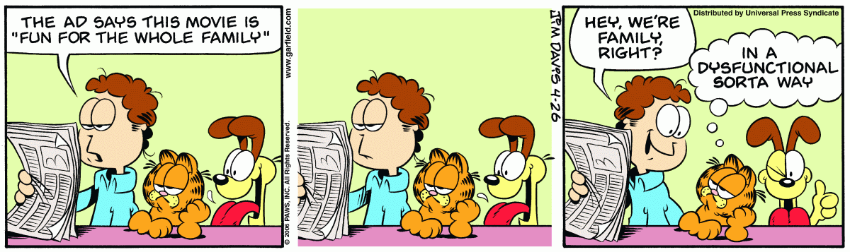 Garfield, April 26, 2006