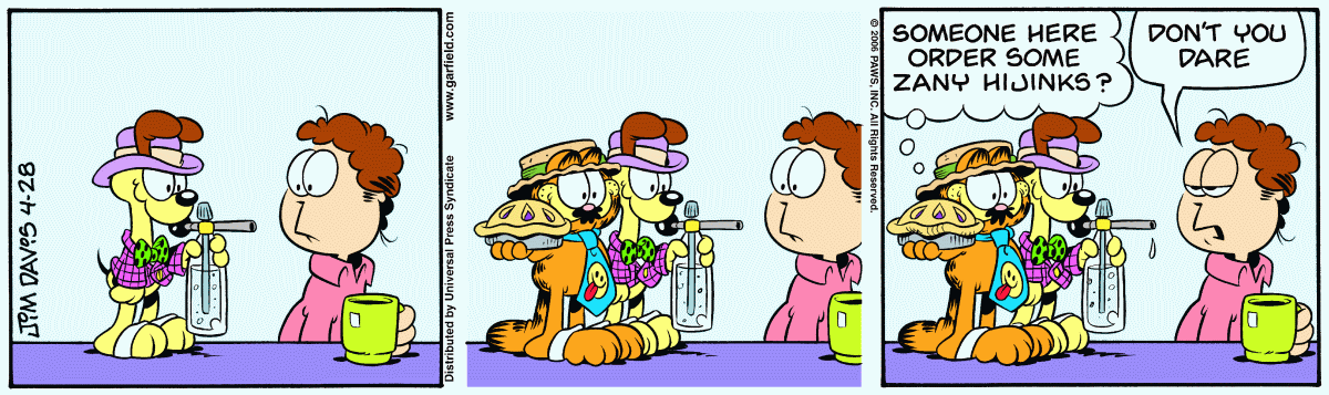 Garfield, April 28, 2006