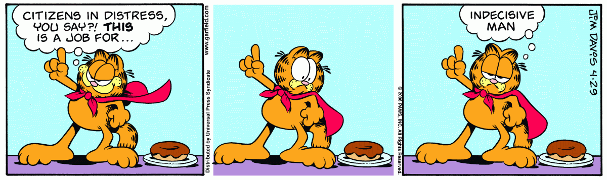 Garfield, April 29, 2006