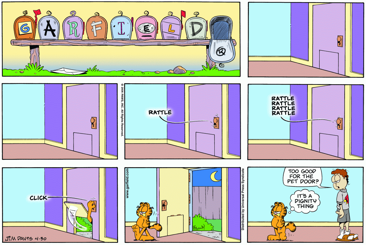 Garfield, April 30, 2006