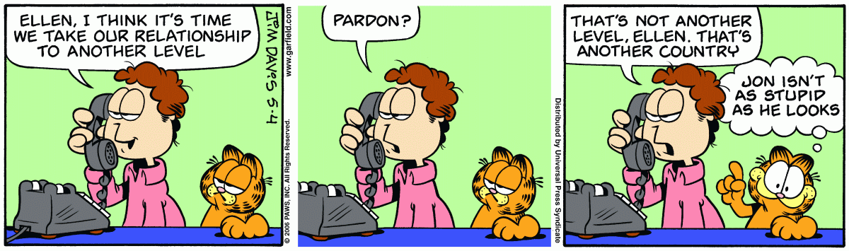 Garfield, May 4, 2006