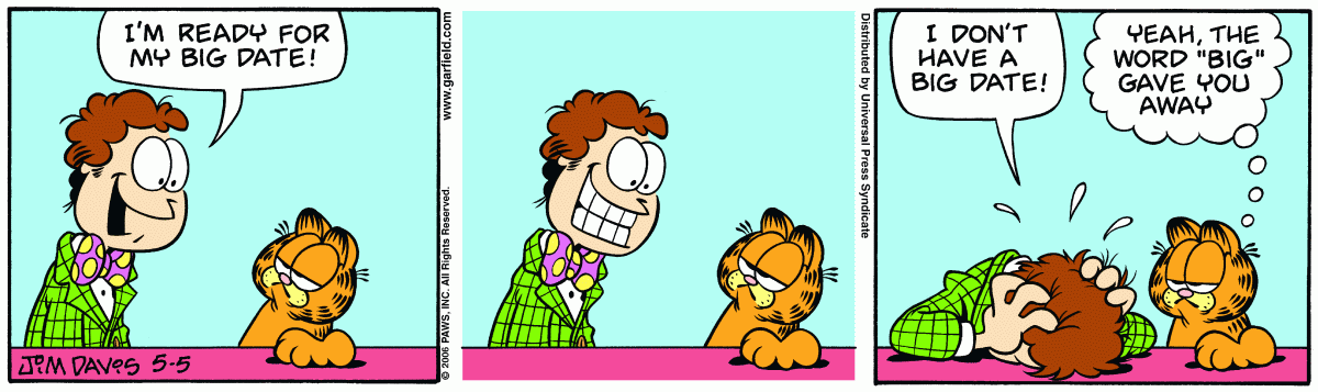 Garfield, May 5, 2006