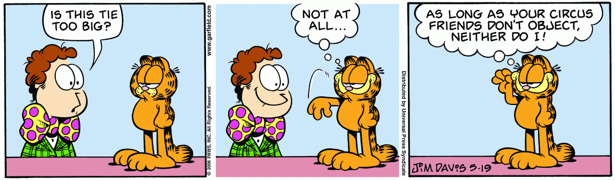 Garfield, May 19, 2006