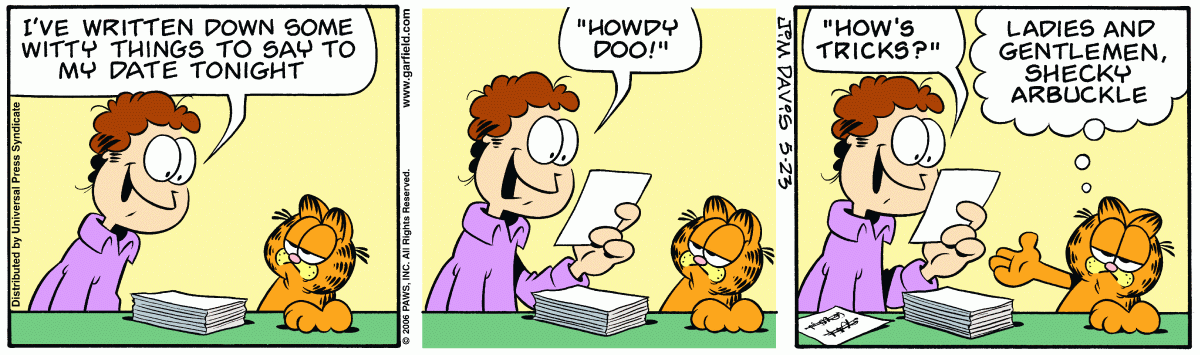 Garfield, May 23, 2006