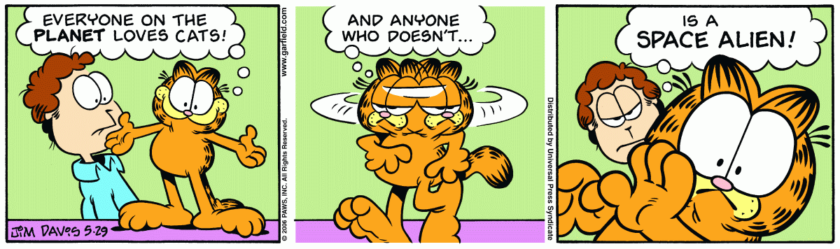 Garfield, May 29, 2006