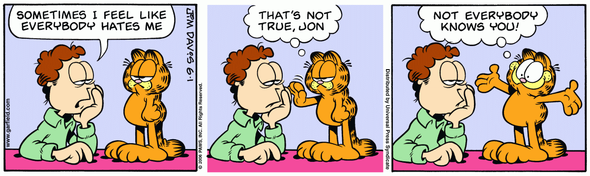 Garfield, June 1, 2006