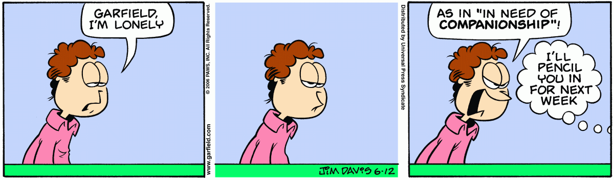 Garfield, June 12, 2006