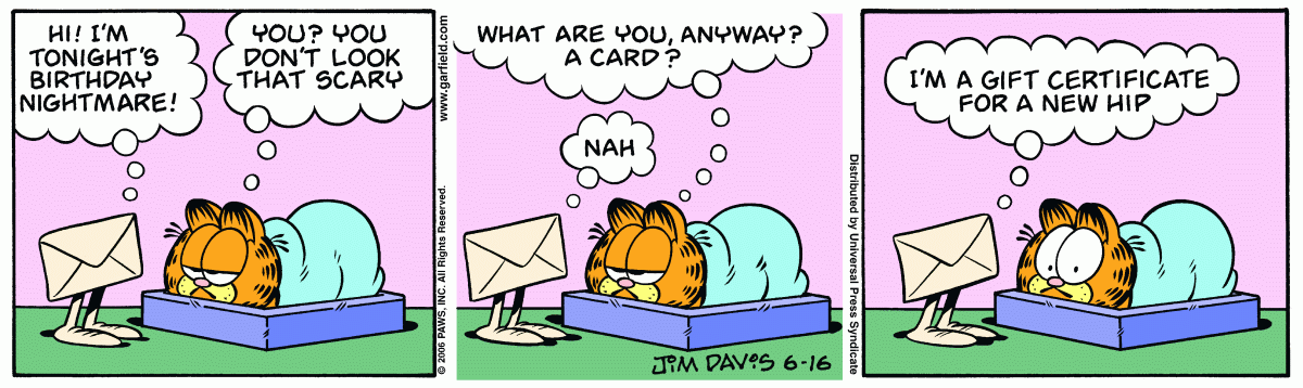 Garfield, June 16, 2006