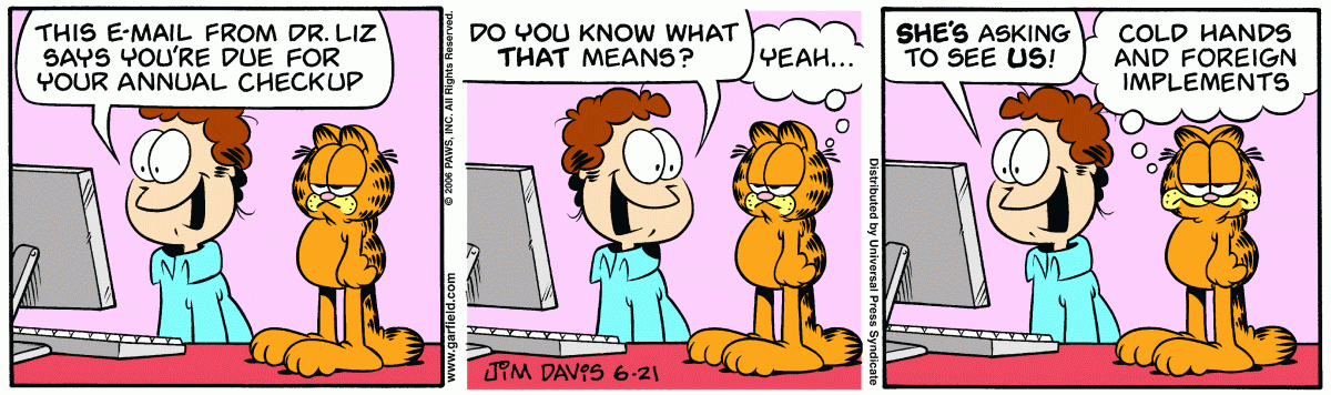 Garfield, June 21, 2006