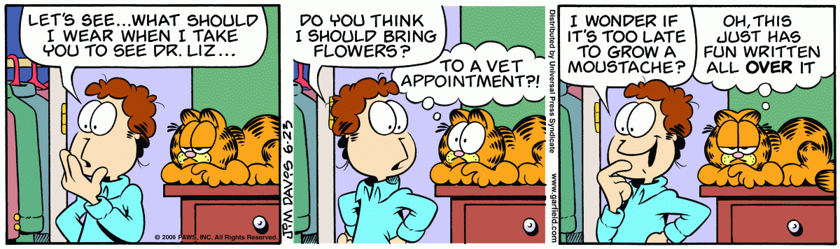 Garfield, June 23, 2006