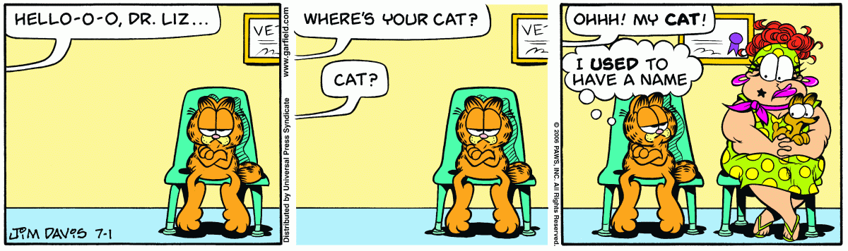 Garfield, July 1, 2006