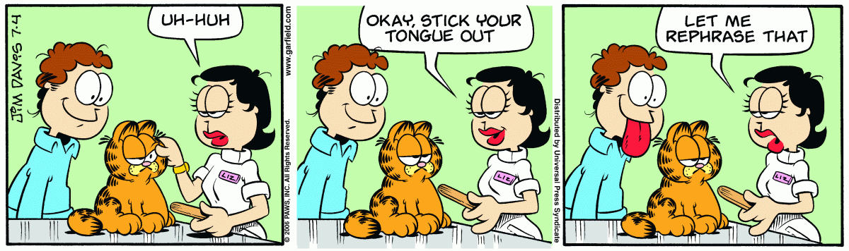 Garfield, July 4, 2006