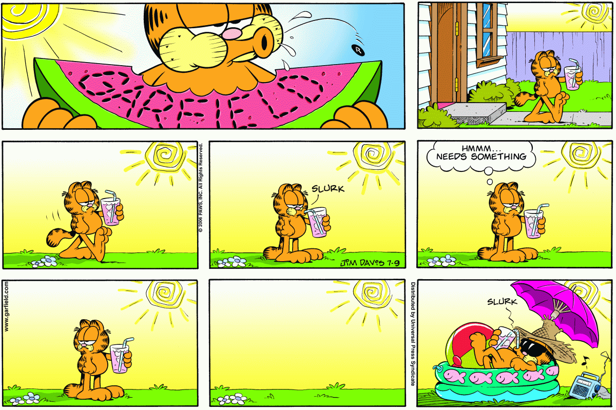 Garfield, July 9, 2006