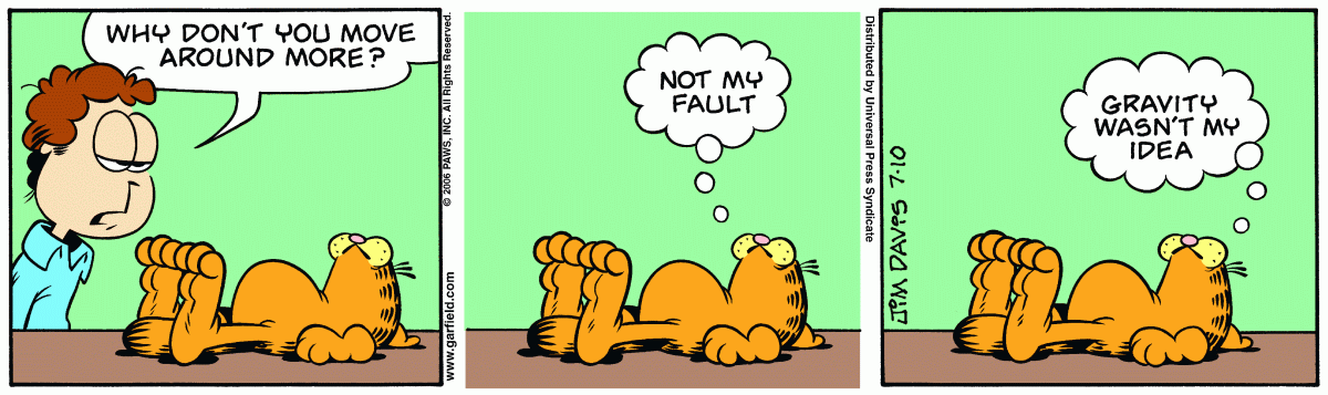 Garfield, July 10, 2006