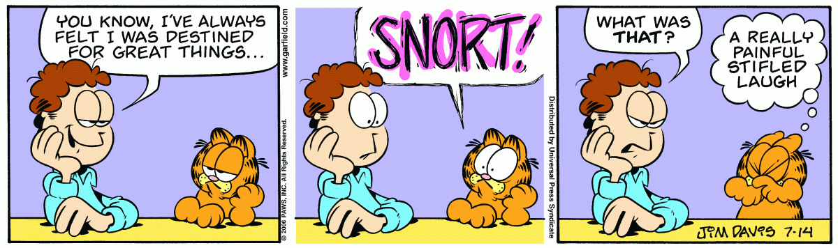 Garfield, July 14, 2006