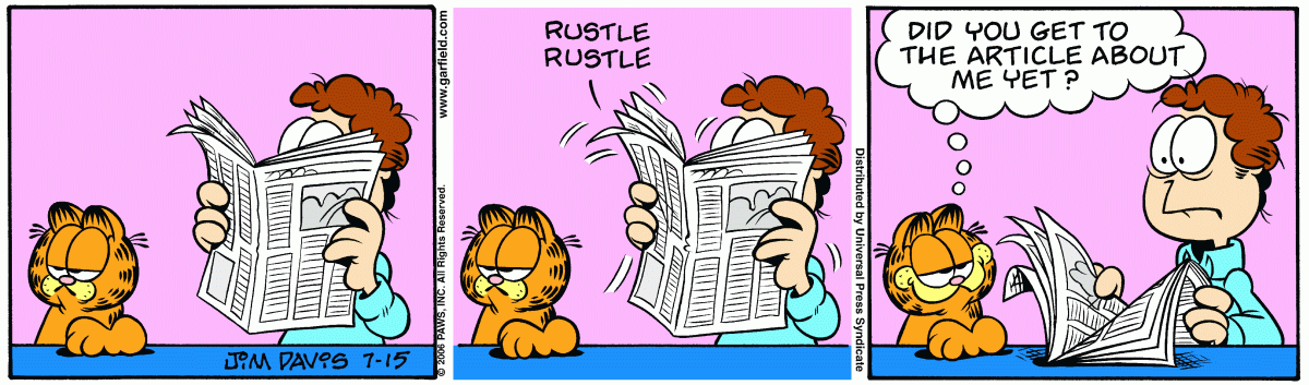 Garfield, July 15, 2006