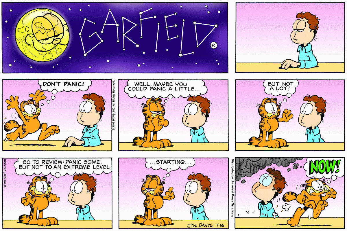 Garfield, July 16, 2006