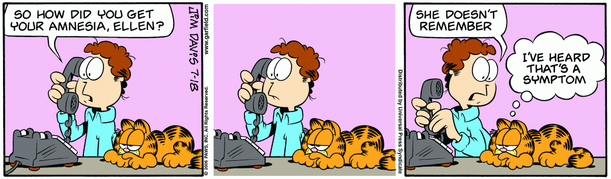 Garfield, July 18, 2006