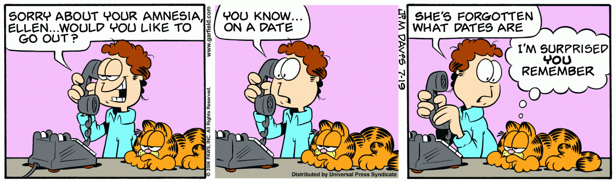 Garfield, July 19, 2006