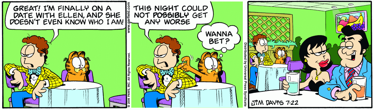 Garfield, July 22, 2006