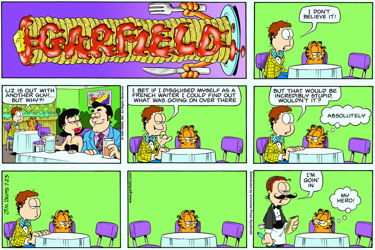 Garfield, July 23, 2006