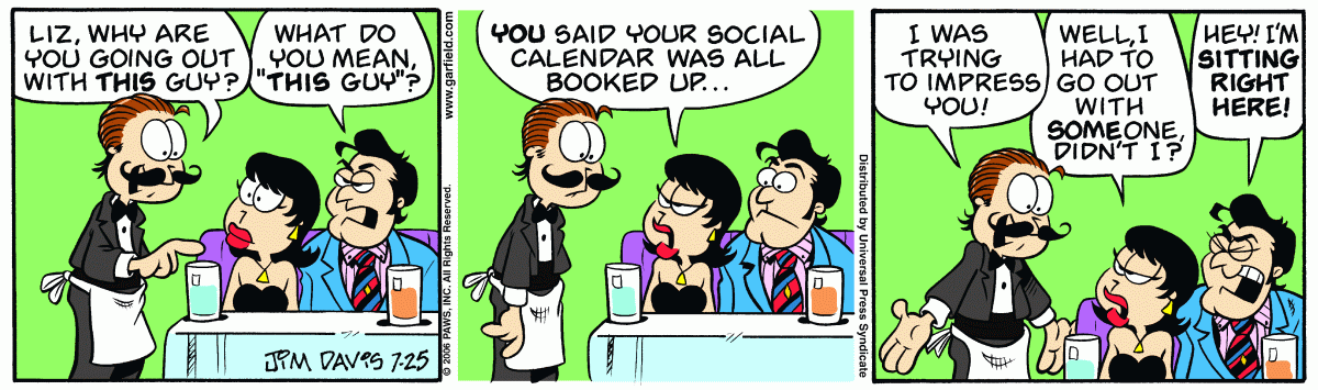 Garfield, July 25, 2006