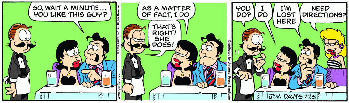 Garfield, July 26, 2006