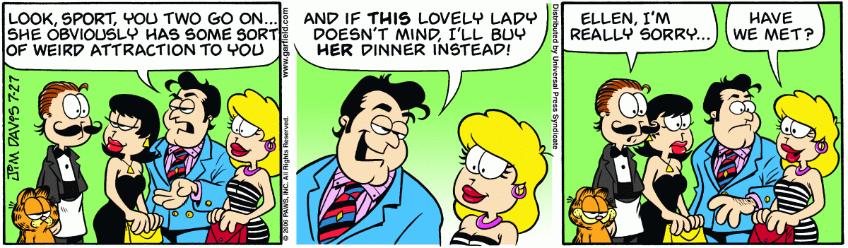 Garfield, July 27, 2006