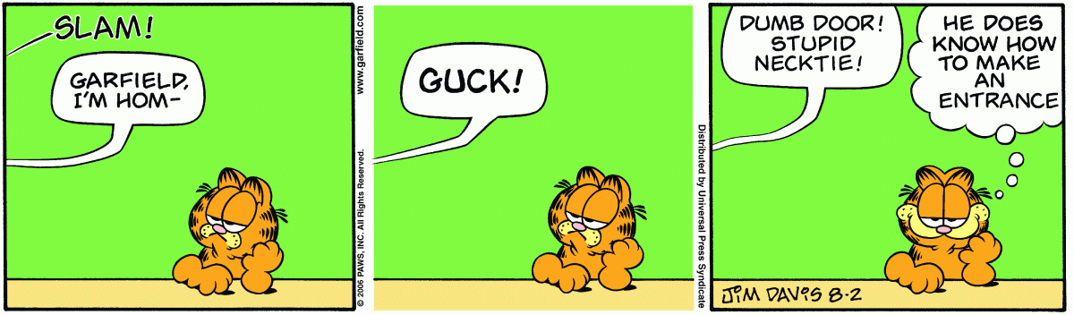 Garfield, August 2, 2006