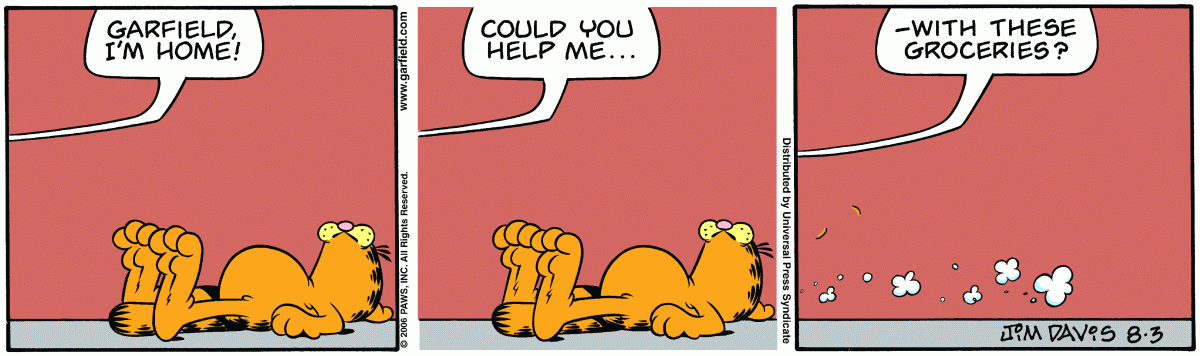 Garfield, August 3, 2006