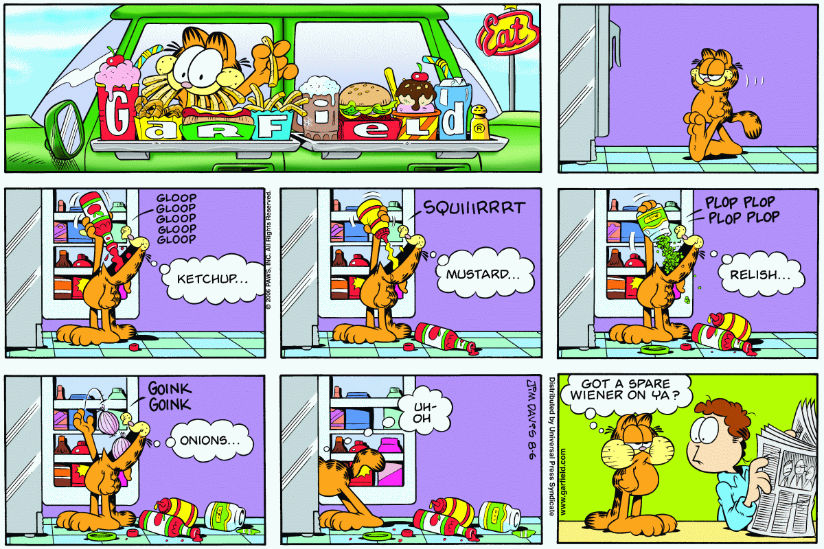 Garfield, August 6, 2006