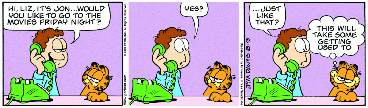 Garfield, August 9, 2006