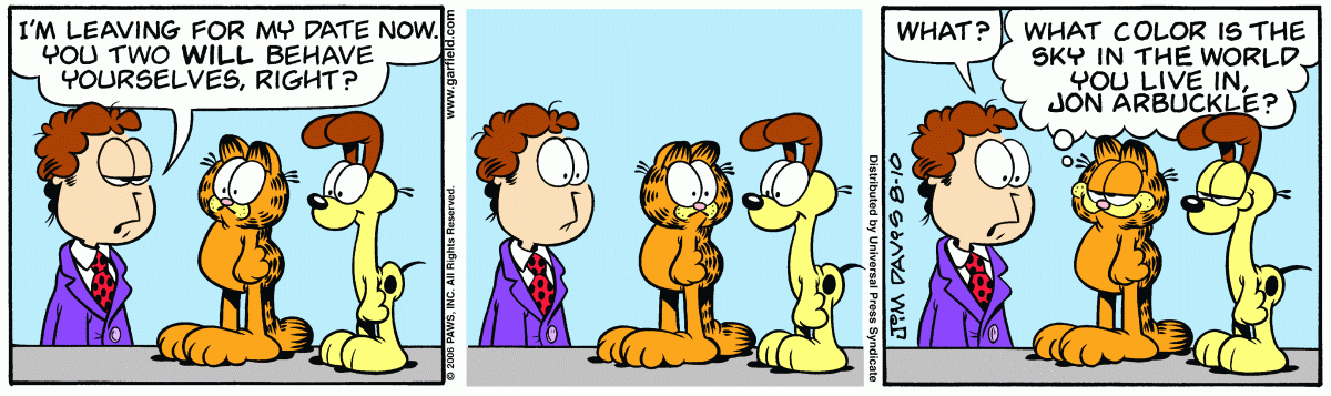 Garfield, August 10, 2006