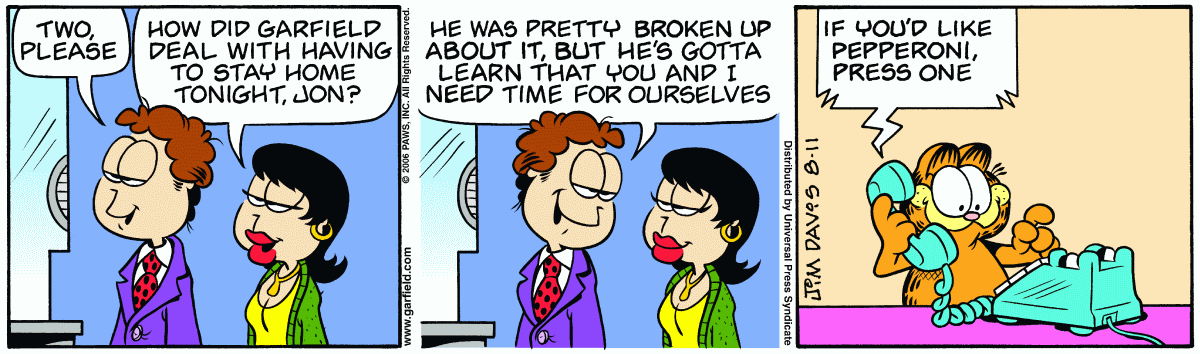 Garfield, August 11, 2006