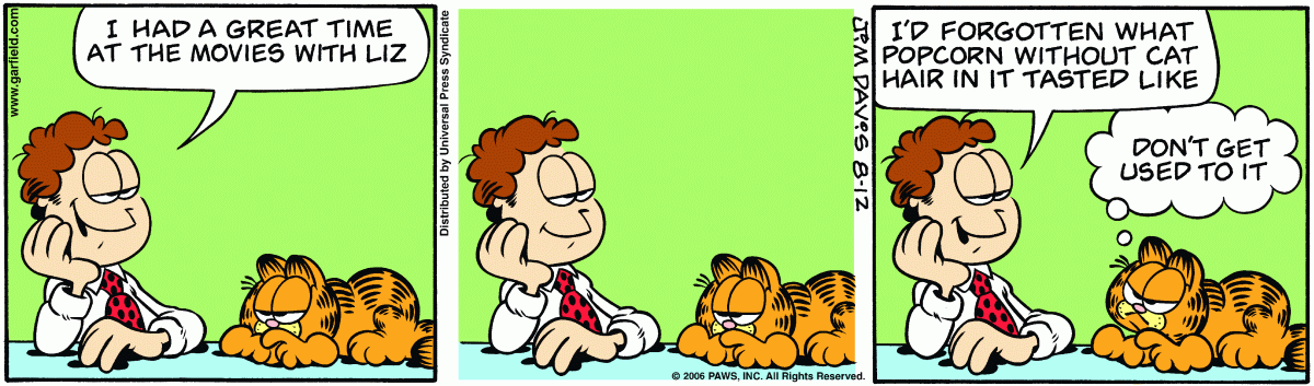 Garfield, August 12, 2006