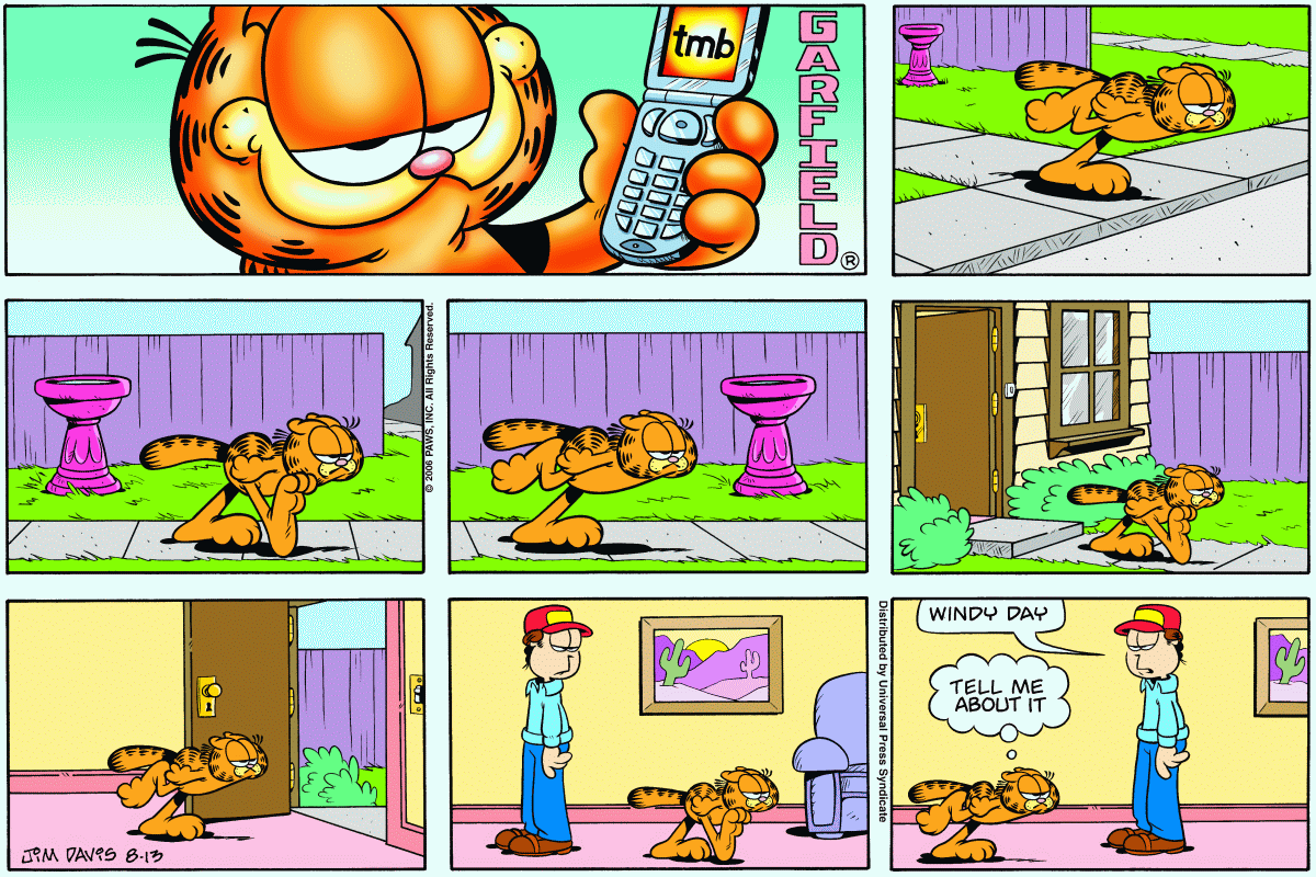 Garfield, August 13, 2006