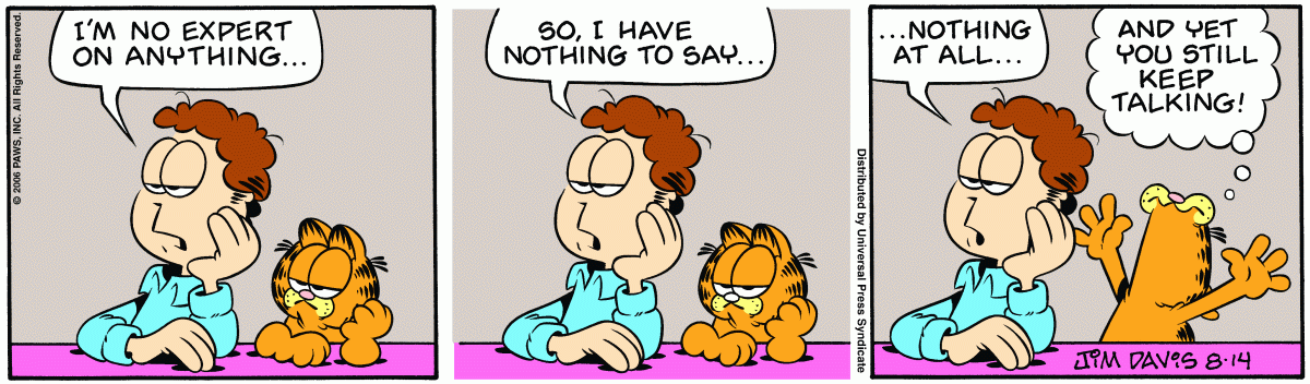 Garfield, August 14, 2006