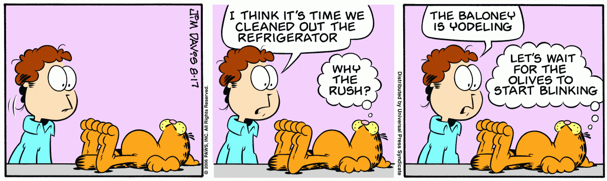 Garfield, August 17, 2006