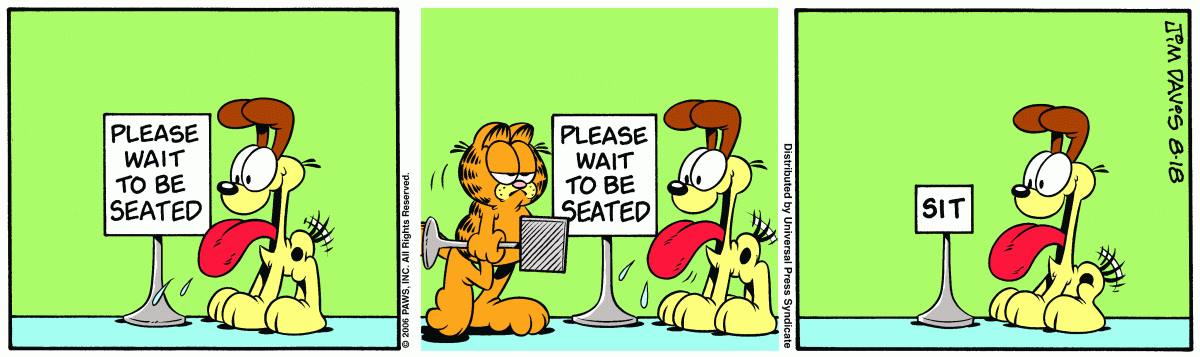 Garfield, August 18, 2006