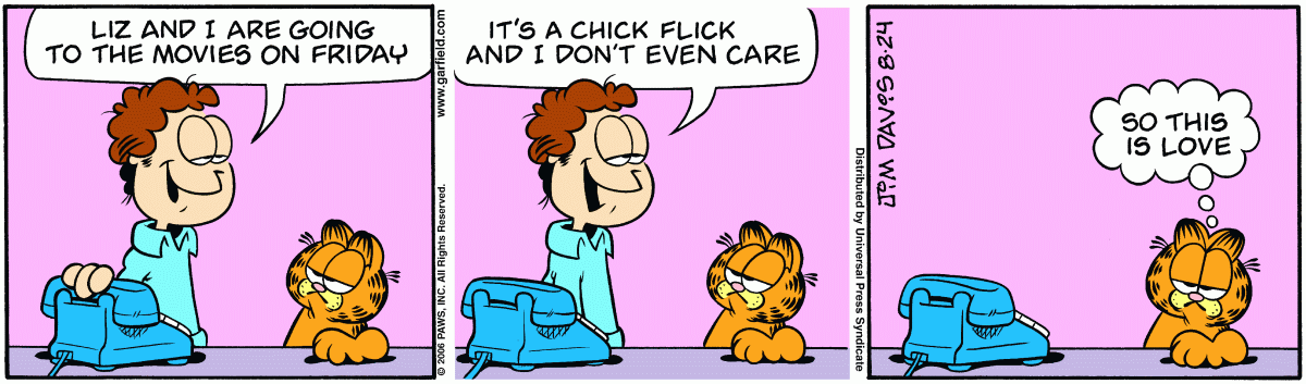Garfield, August 24, 2006