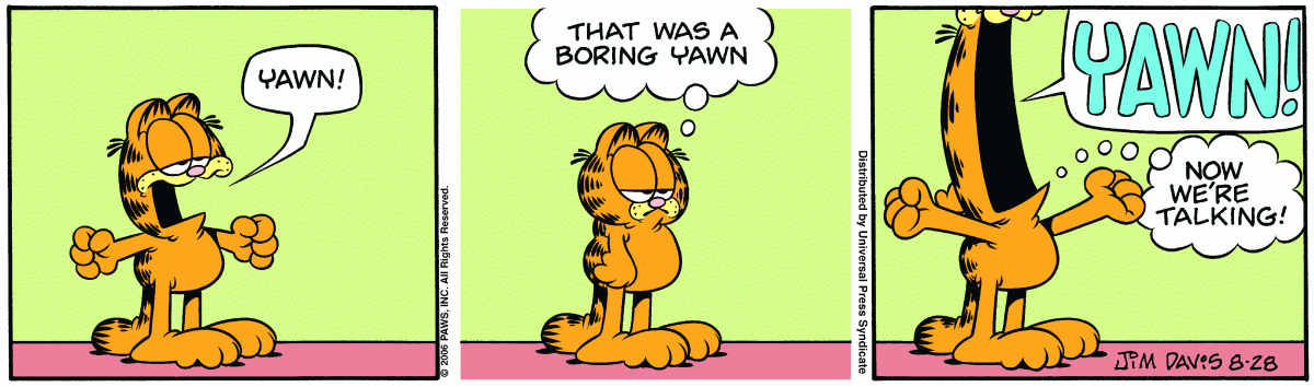 Garfield, August 28, 2006