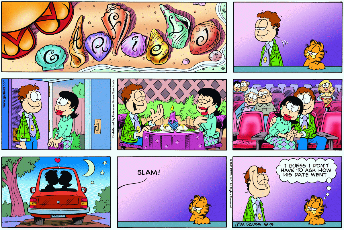 Garfield, September 3, 2006