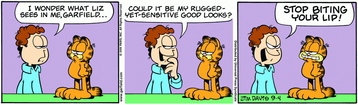 Garfield, September 4, 2006